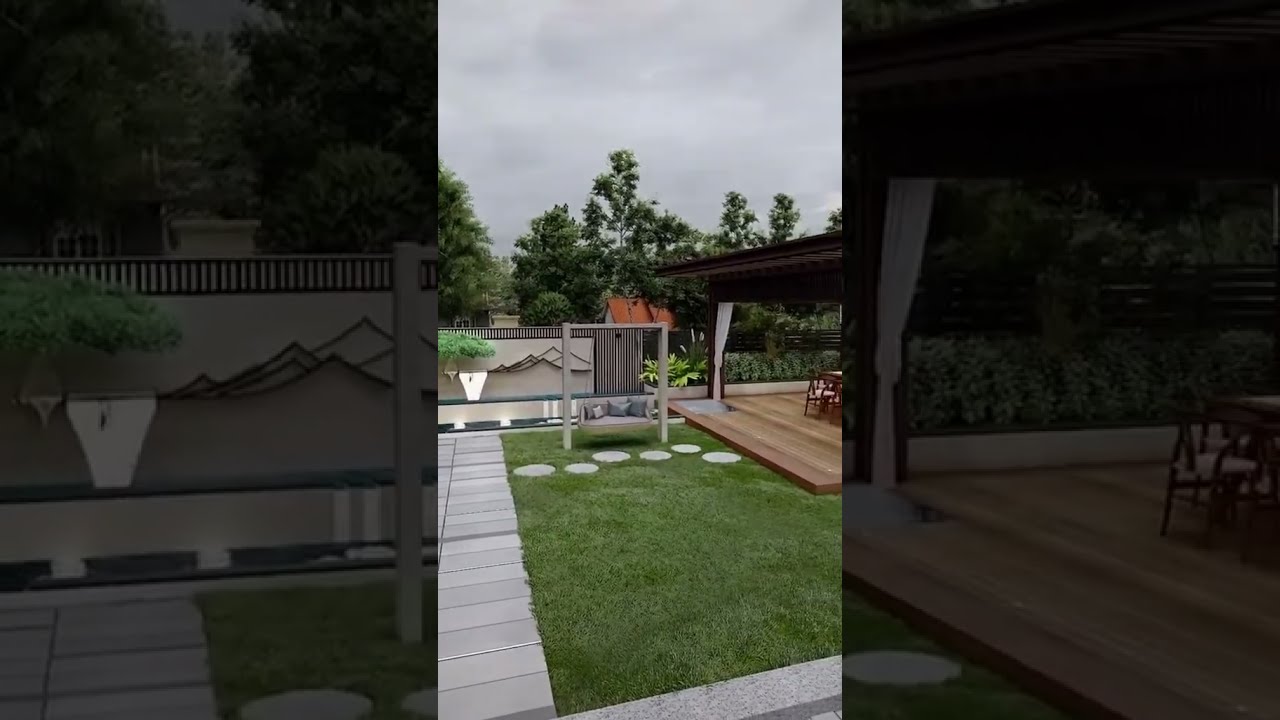 DISE&Ntilde;O DE UN PATIO - DECORANDO CON UNA PERGOLA