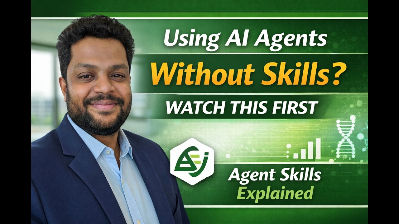 🧬 Using AI Agents Without Skills? Watch This First | Agent Skills Explained
