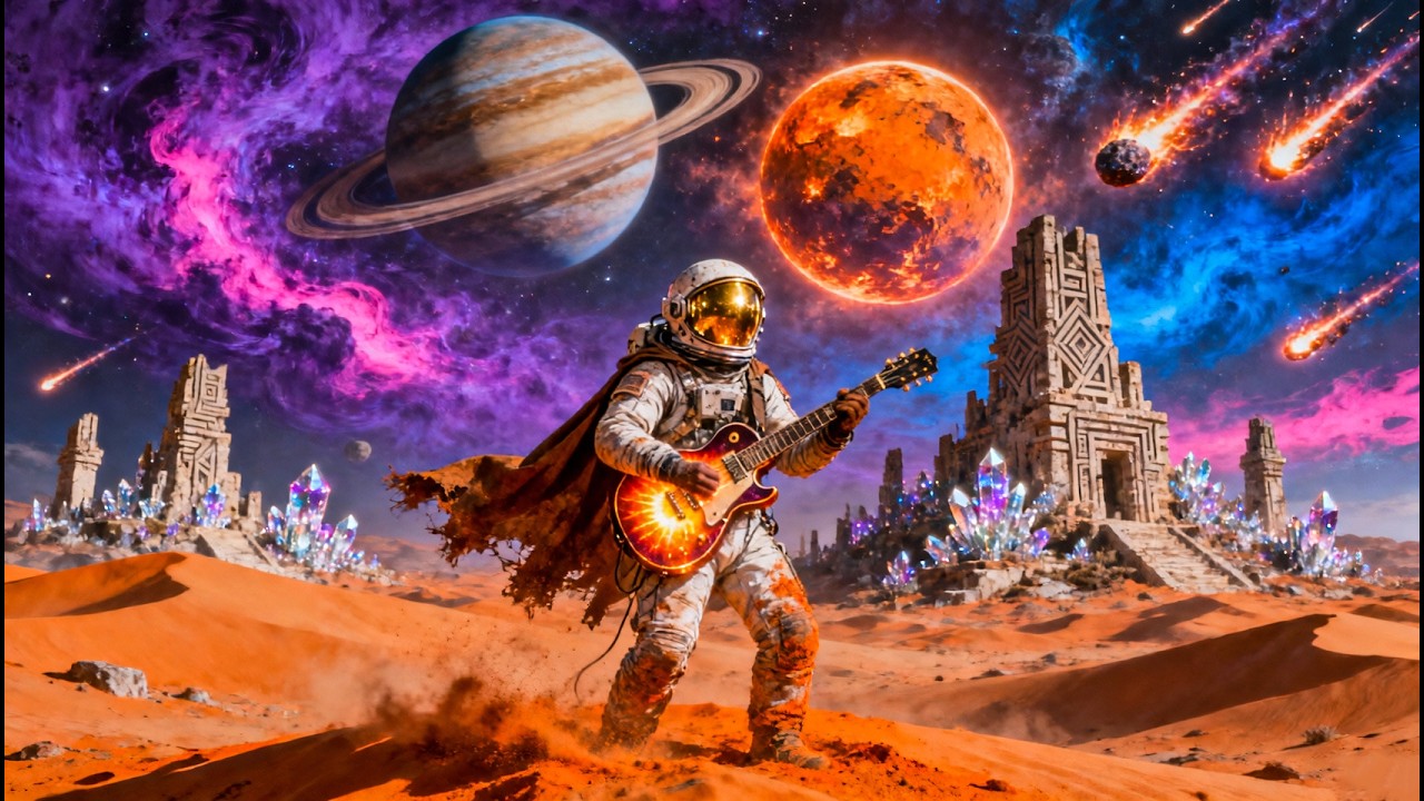 Deep Space Highway | Psychedelic Ambient Rock for Late Night Drive
