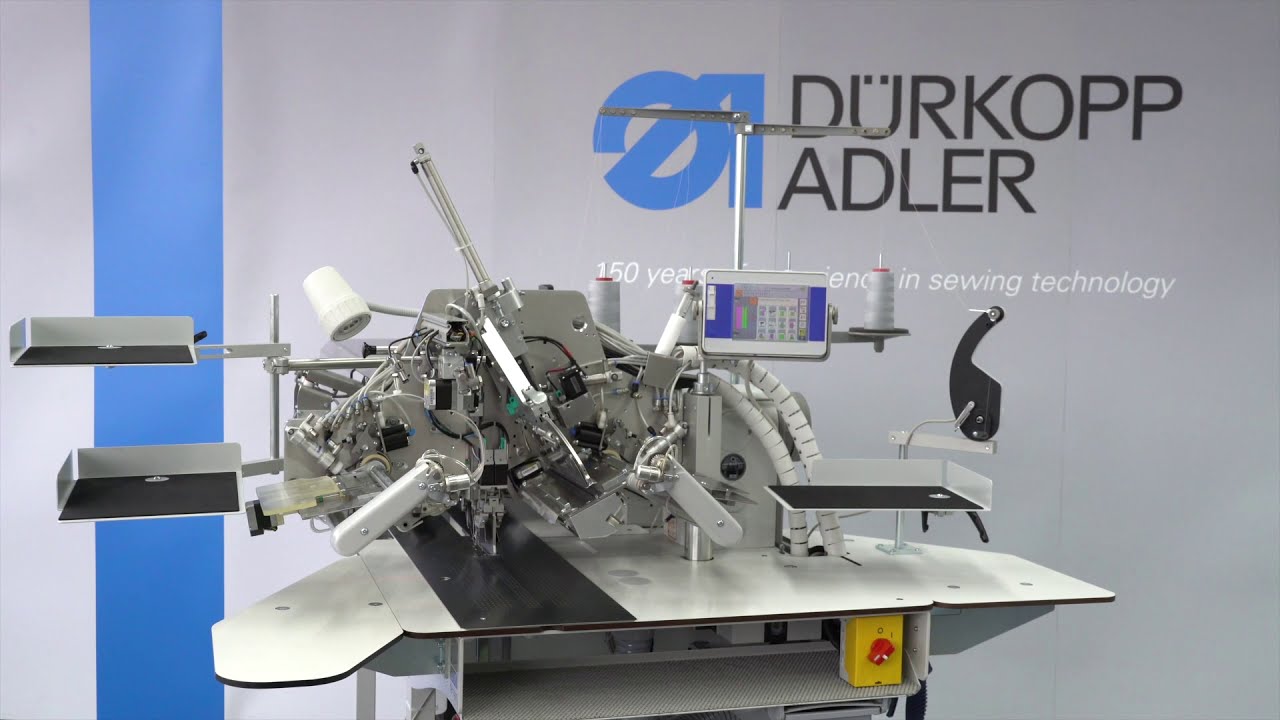 Dürkopp Adler - cl. 756 B - runstitching of straight and angled pocket openings