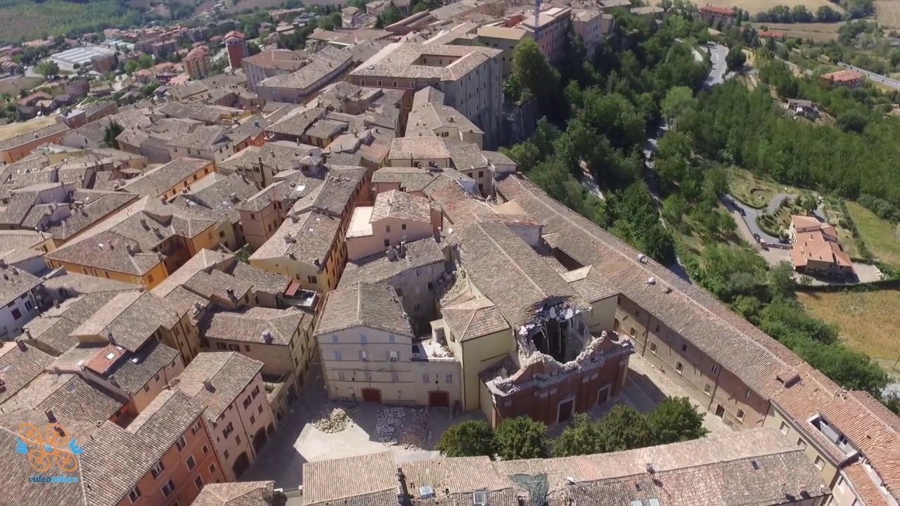Camerino Zona Rossa drone videvolare