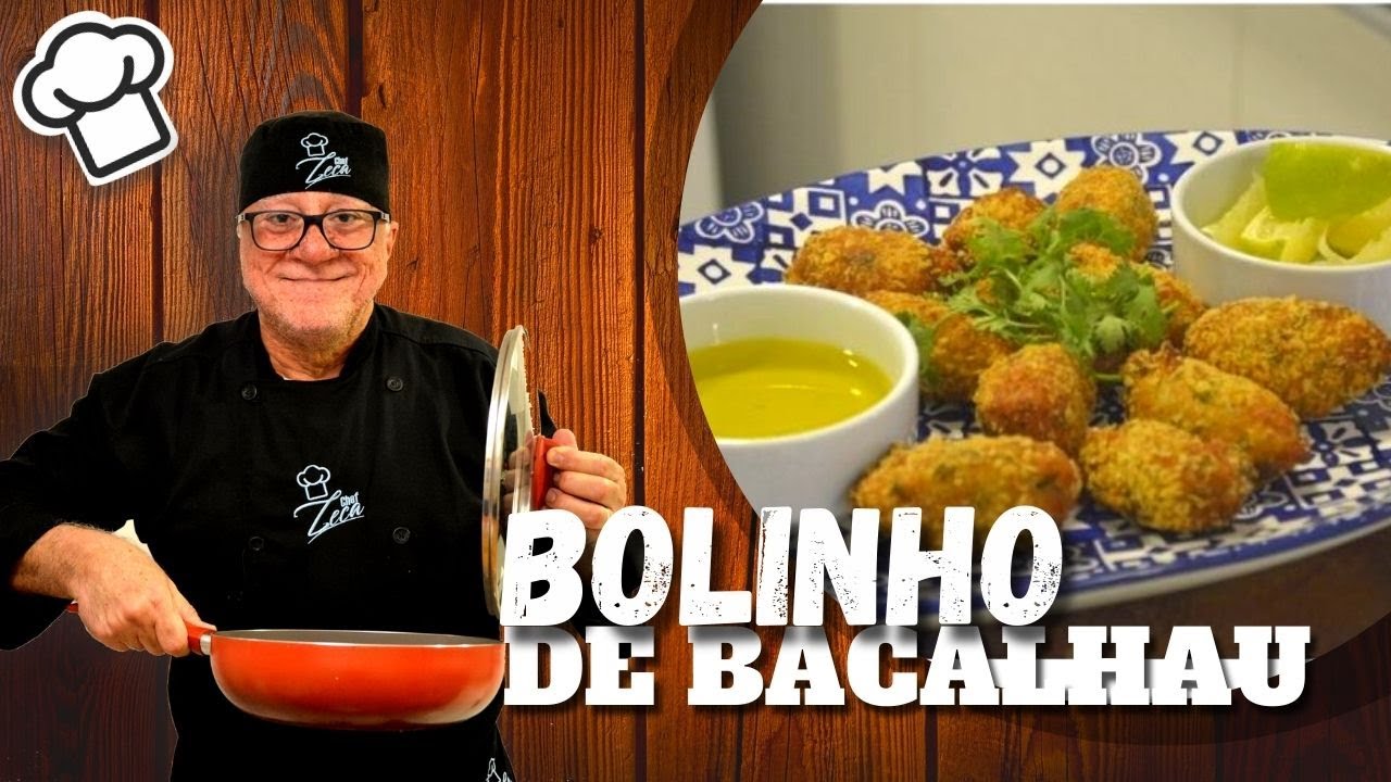 Bolinho de bacalhau com batata | Chef Zeca ensina!