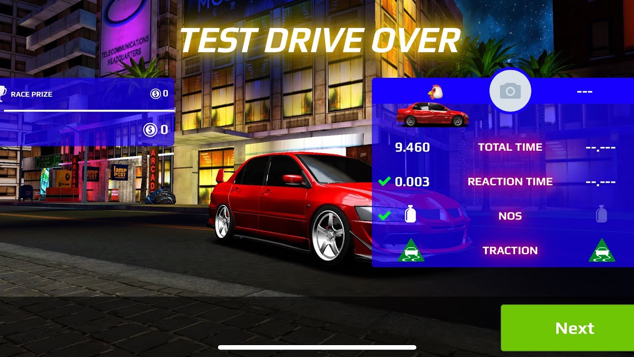 Rush Racing 2🔥2004 Lancer Evolution VIII 👉 Tune 970, TURBO 🐚 Run 9:46x ‼️