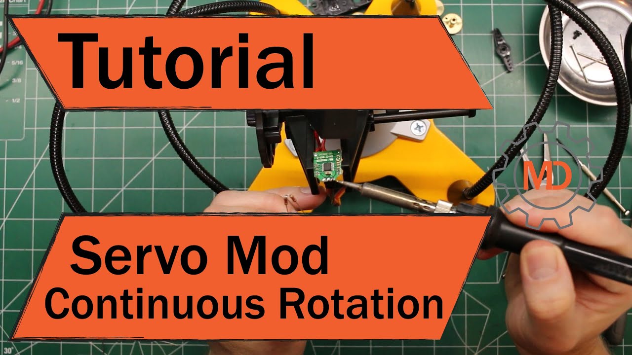 How to Modify Servo for Continuous Rotation
