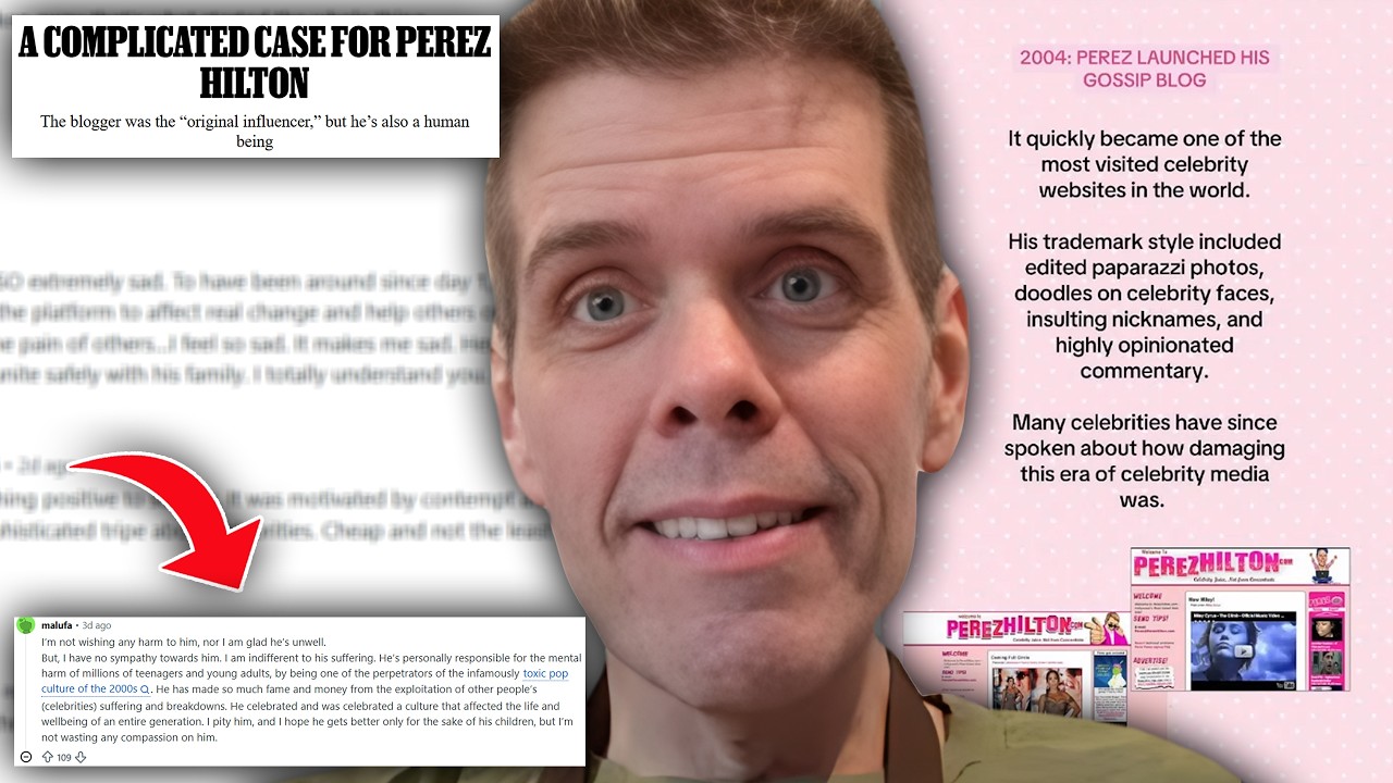 Шокирующий прямой эфир Perez Hilton в TikTok и его блог о светских сплетнях 2000-х