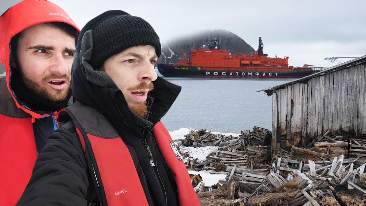 DANS UNE BASE ABANDONN&Eacute;E AU P&Ocirc;LE NORD  - Exp&eacute;dition Polaire FIN