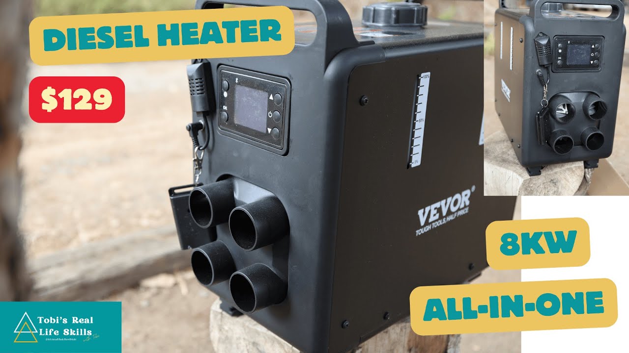 8KW Vevor Diesel Heater Test Off-Grid Winter Heating Made Easy
