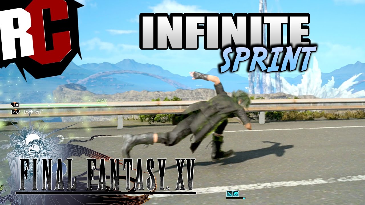 Final Fantasy XV - Infinite Sprint Trick for Noctis (How refill stamina instantly)