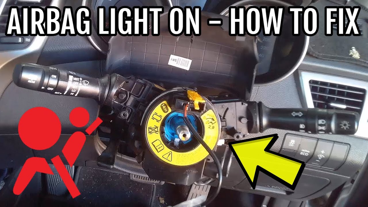 Airbag Light On  -  Hyundai / Kia - Step By Step DIY Fix