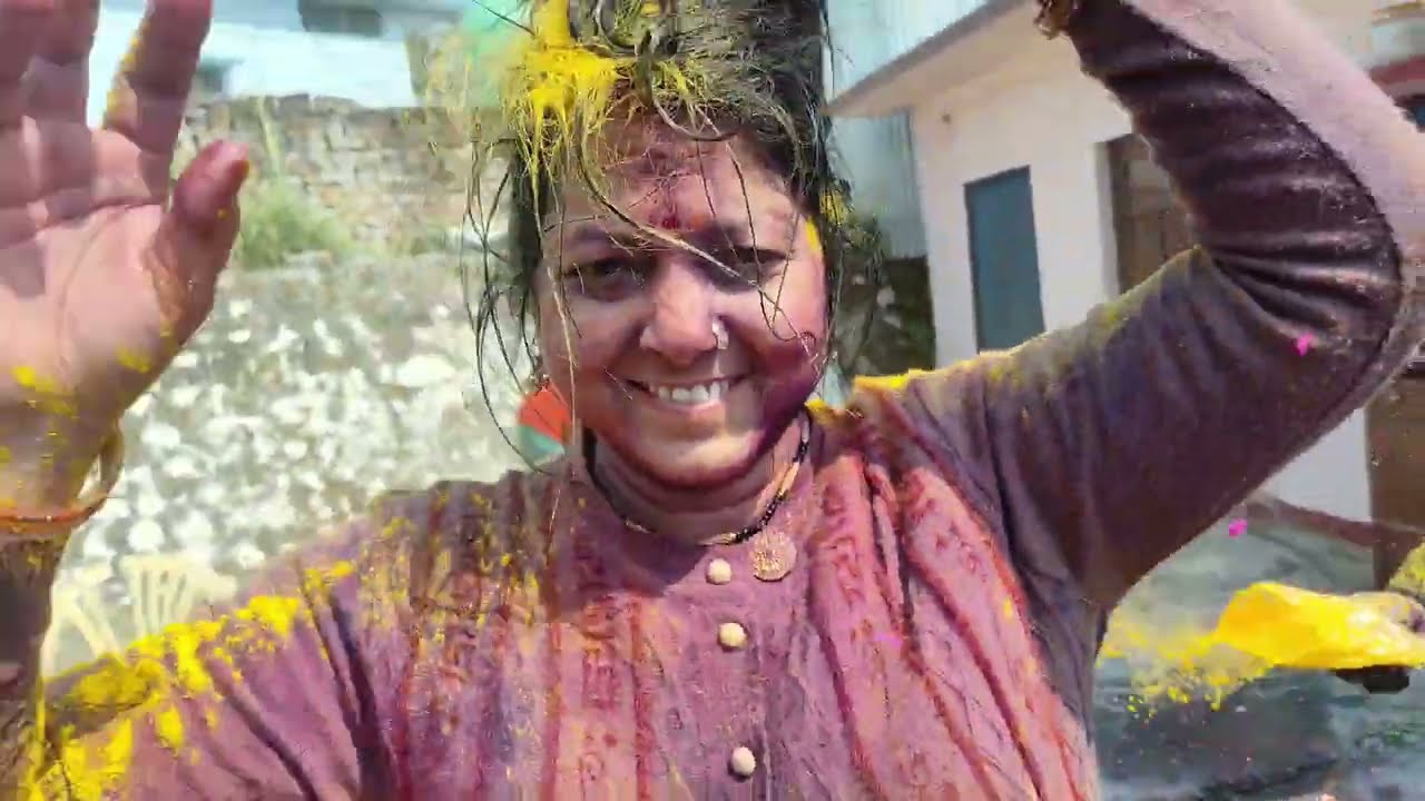Today Holi special ||dailyvlog||garhwali dance||❤️🫟