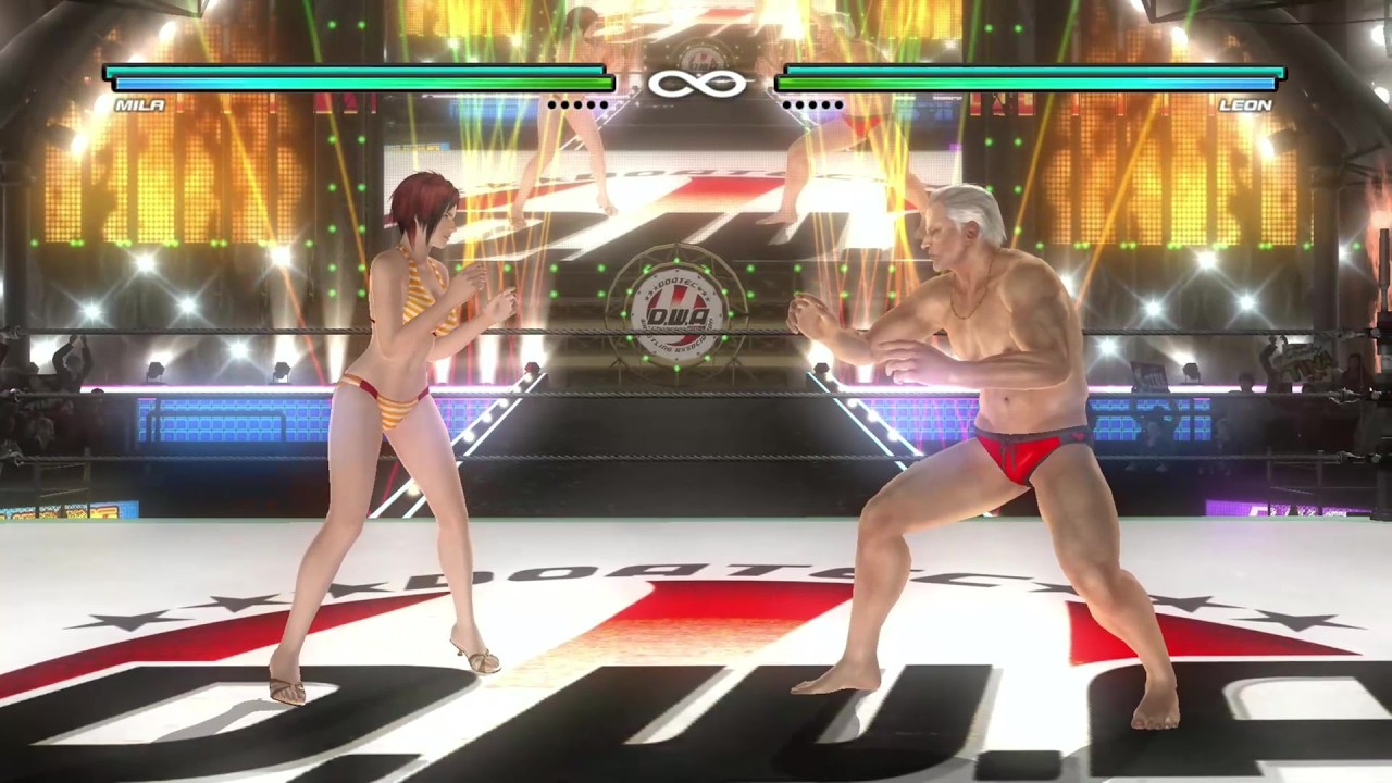 DEAD OR ALIVE 5 - Mila & Tina VS Leon & Gen Fu - Tag Team Matches