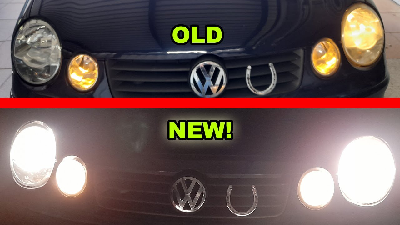 ALTE SCHEINWERFER GLÜHLAMPE GEGEN NEUE HELLE AUSTAUSCHEN! | TUTORIAL | VW POLO 9N | FACTOREM