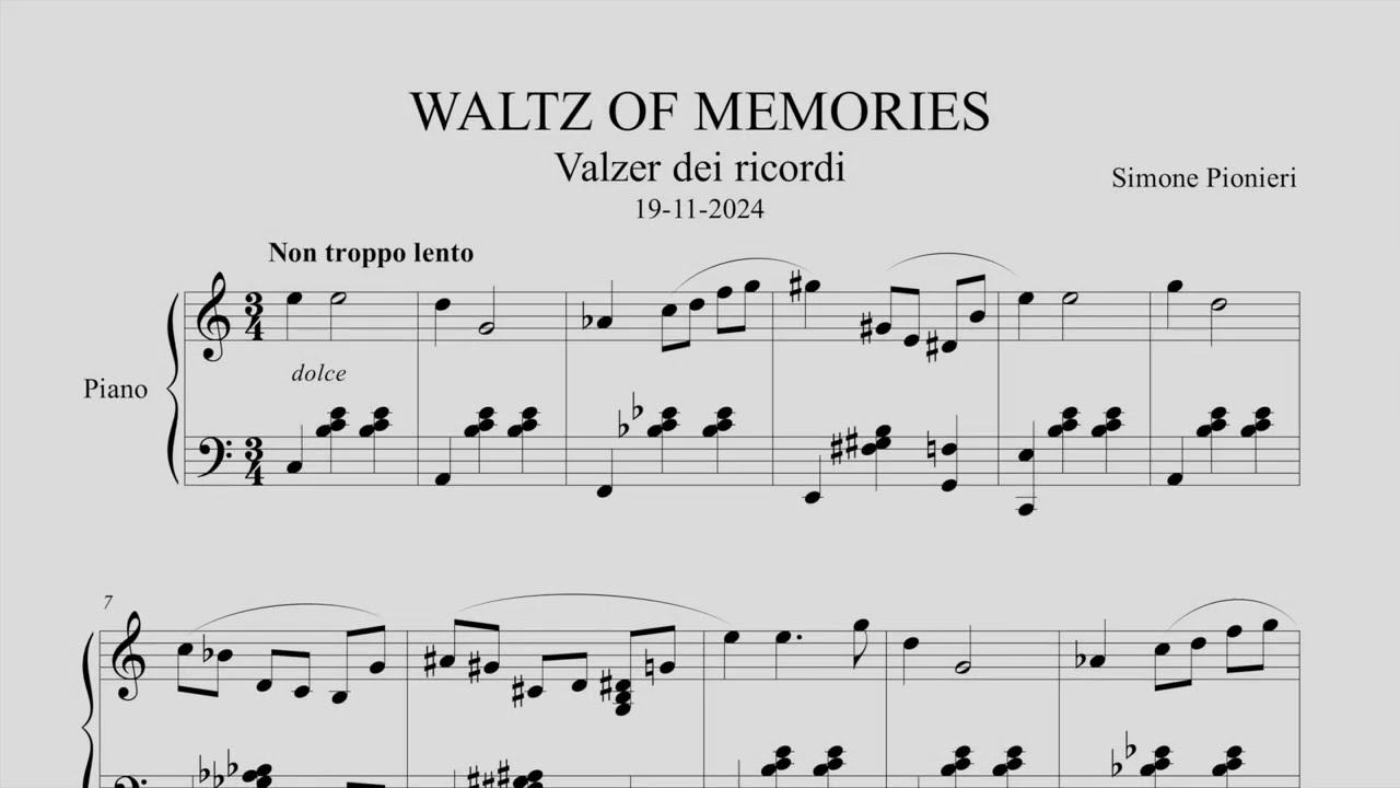 Waltz of Memories  S. Pionieri