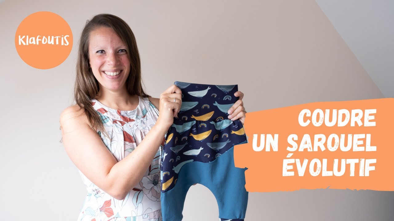 Coudre un sarouel évolutif, c'est facile !