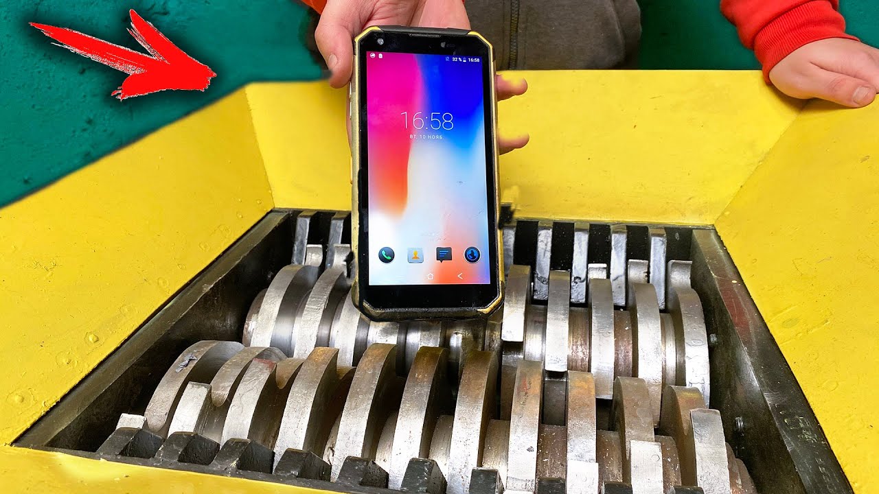 EKSPERIMEN: Ponsel Terkuat VS Mesin Shredder