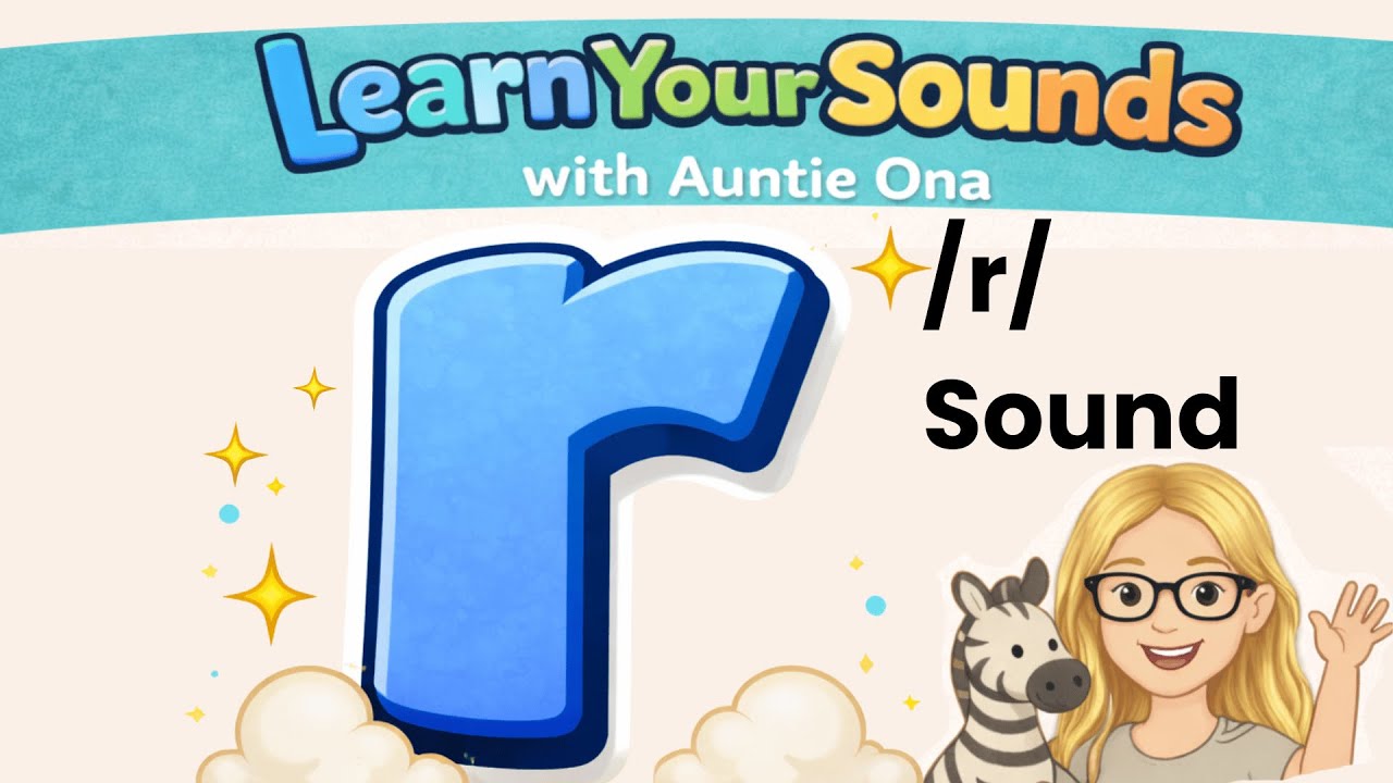 ‘r’ Sound | Phonics for Kids | Blending & Real-Life Examples
