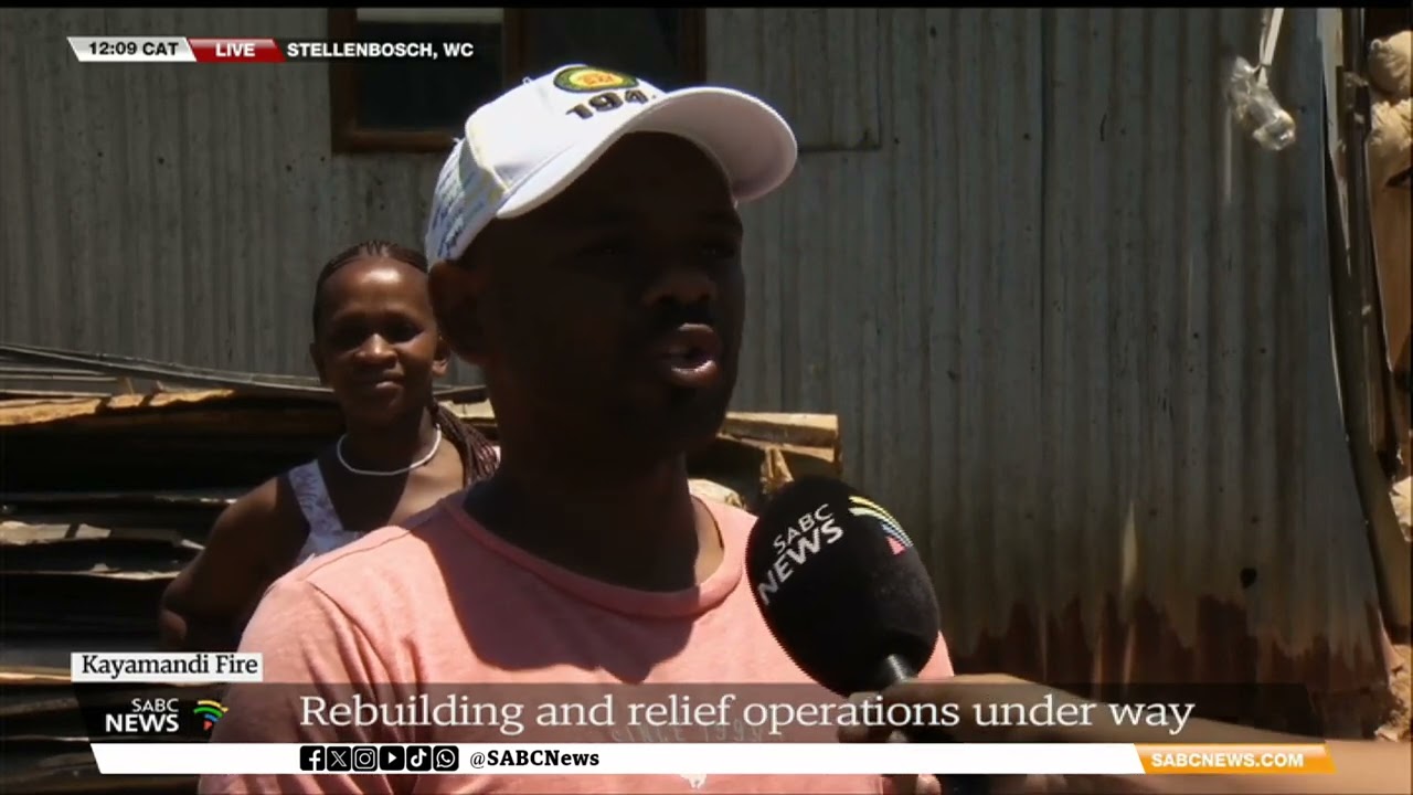 Kayamandi informal settlement fire | Residents bemoan loss after a fire ripped through