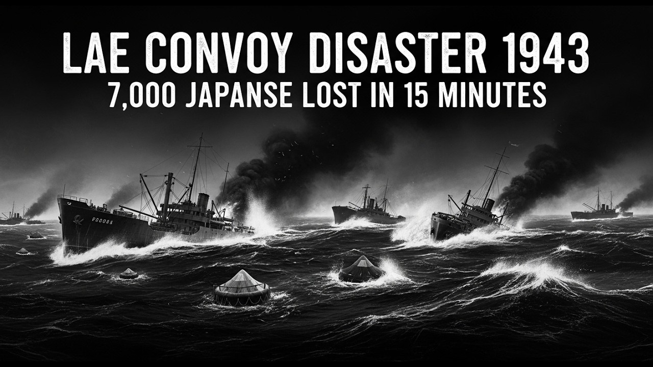 THE LAE CONVOY DISASTER 1943: 7,000 Japanese Lost in 15 Minutes