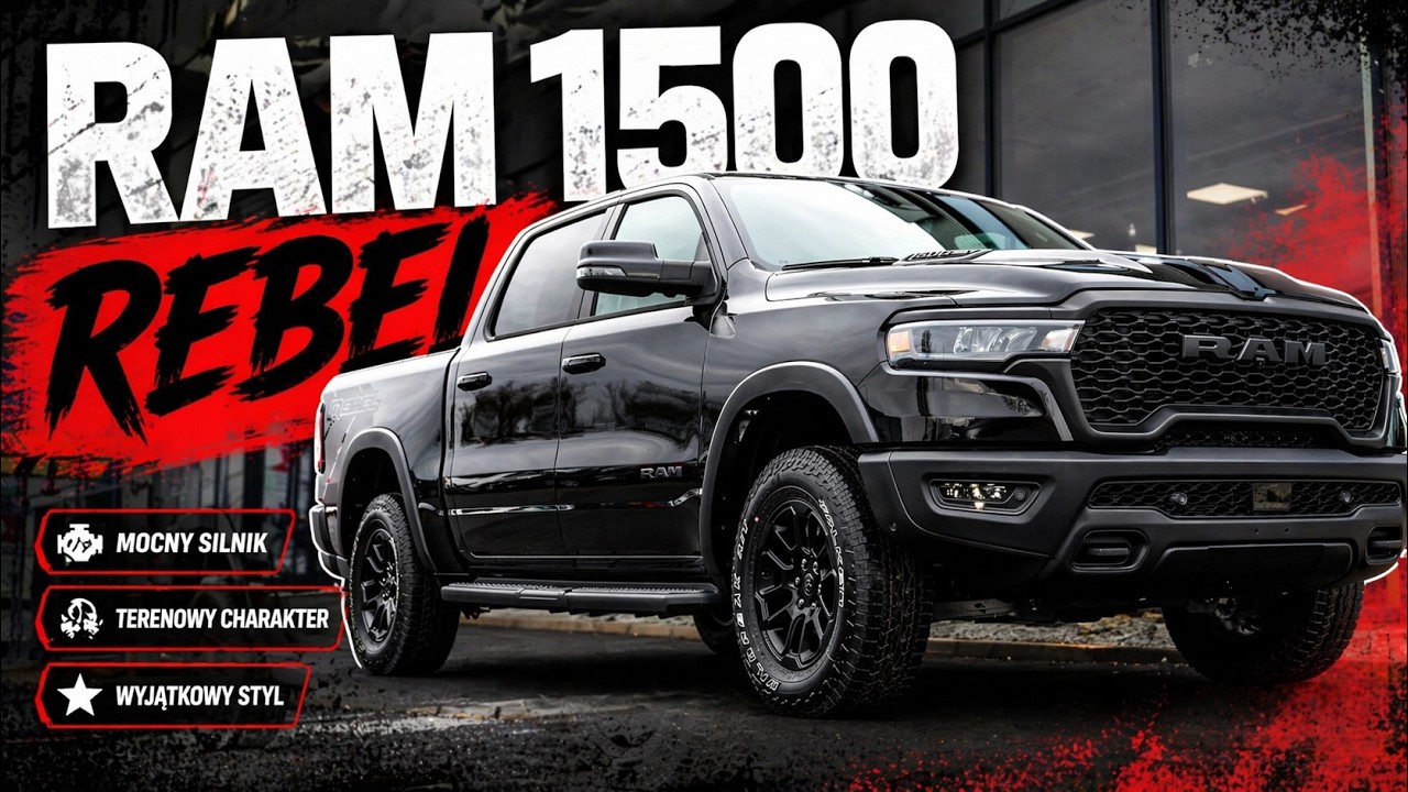 RAM 1500 Rebel! Pick-up w nowym wydaniu! Prezentacja auta!