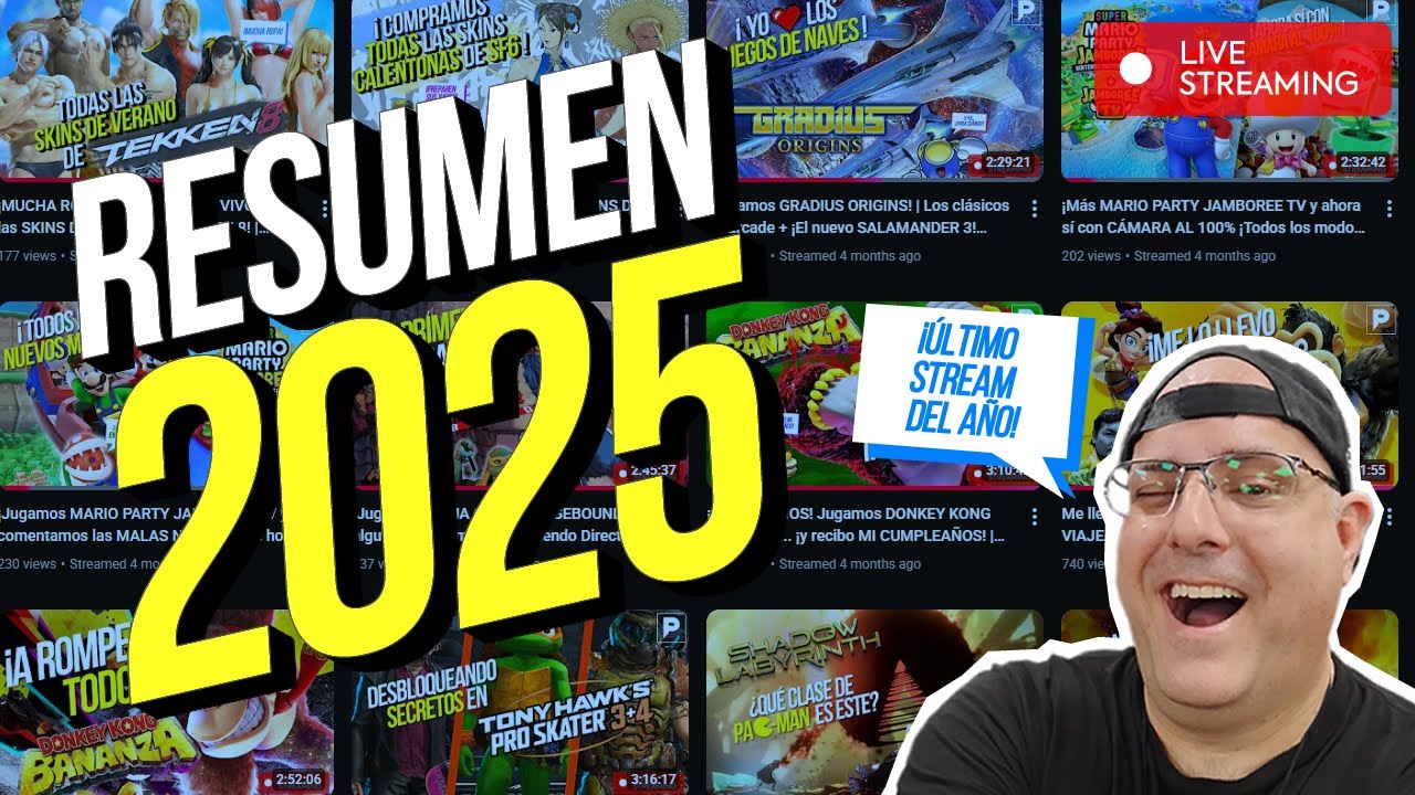 RESUMEN: ¿Qué pasó en el mundo de los VIDEOJUEGOS en 2025? + El futuro del canal :O | JuniorParallax