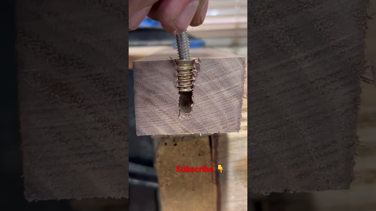 How threaded insert works. #shorts