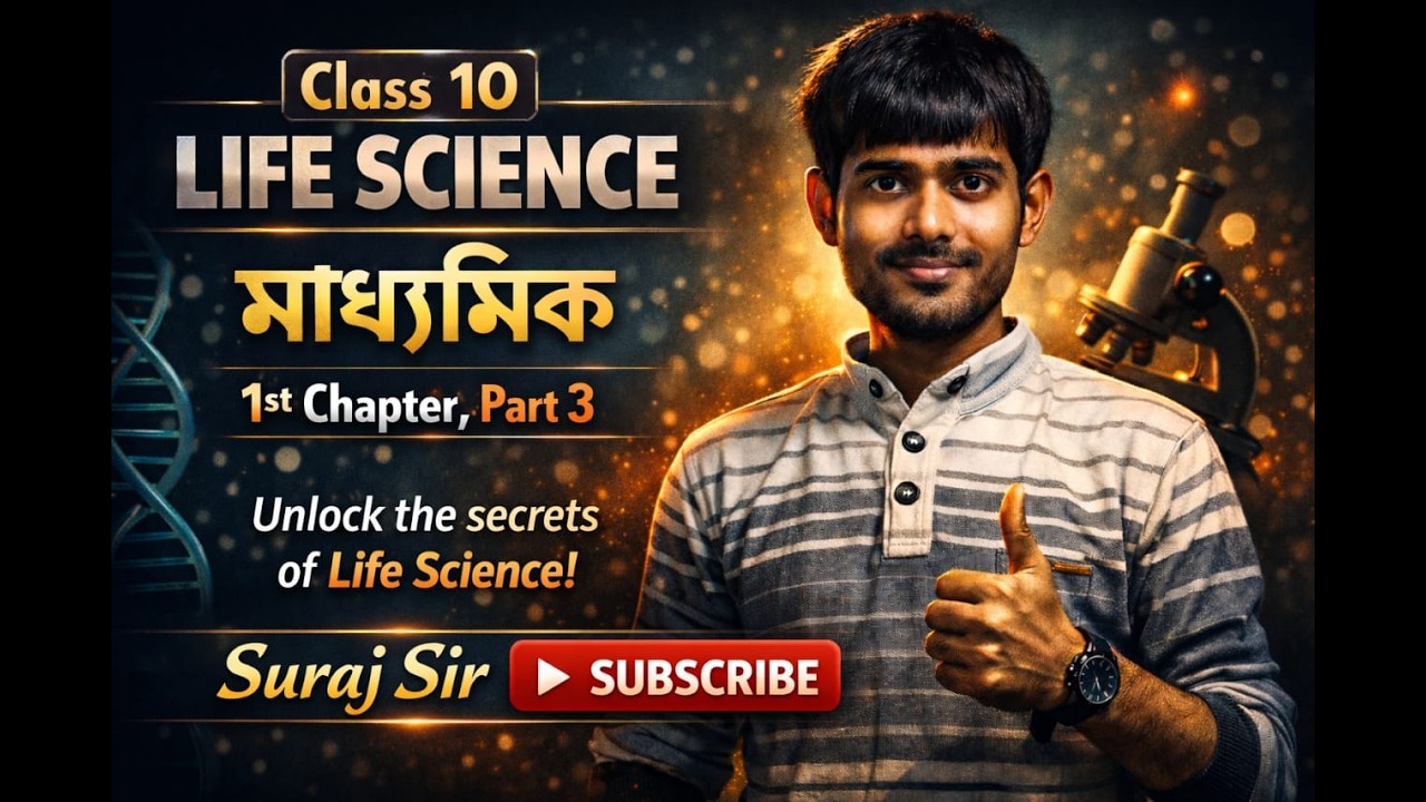 WBBSE/Madhyamik Life Science Chapter 1: জীবজগতে নিয়ন্ত্রণ ও সমন্বয় (হরমোন) | Hormones | By KLC