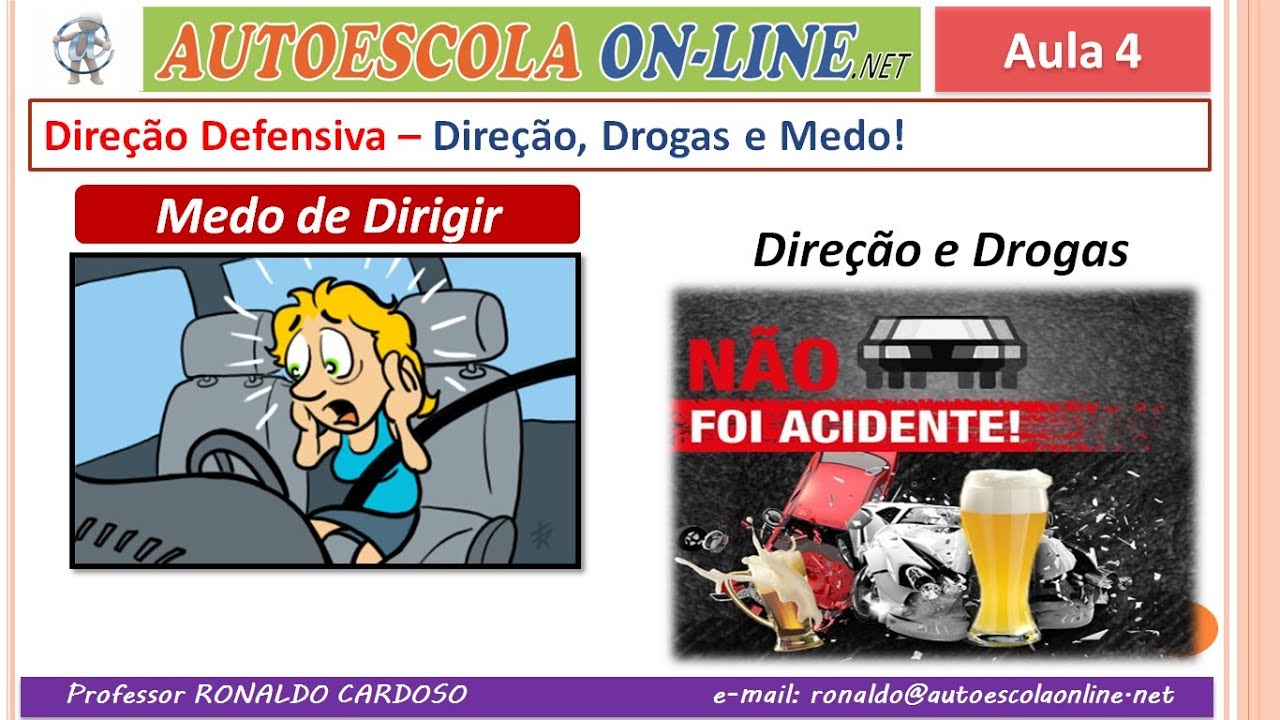 27 DIREÇÃO DEFENSIVA - Técnicas de Pilotagem Motocicletas; Dirigindo à noite; Frenagem de Emergência