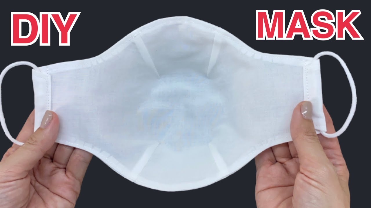 Diy Face Mask Breathable Sewing Tutorial New Design |  วิธีทำหน้ากากอนามัยแบบผ้า | P&K Handmade |