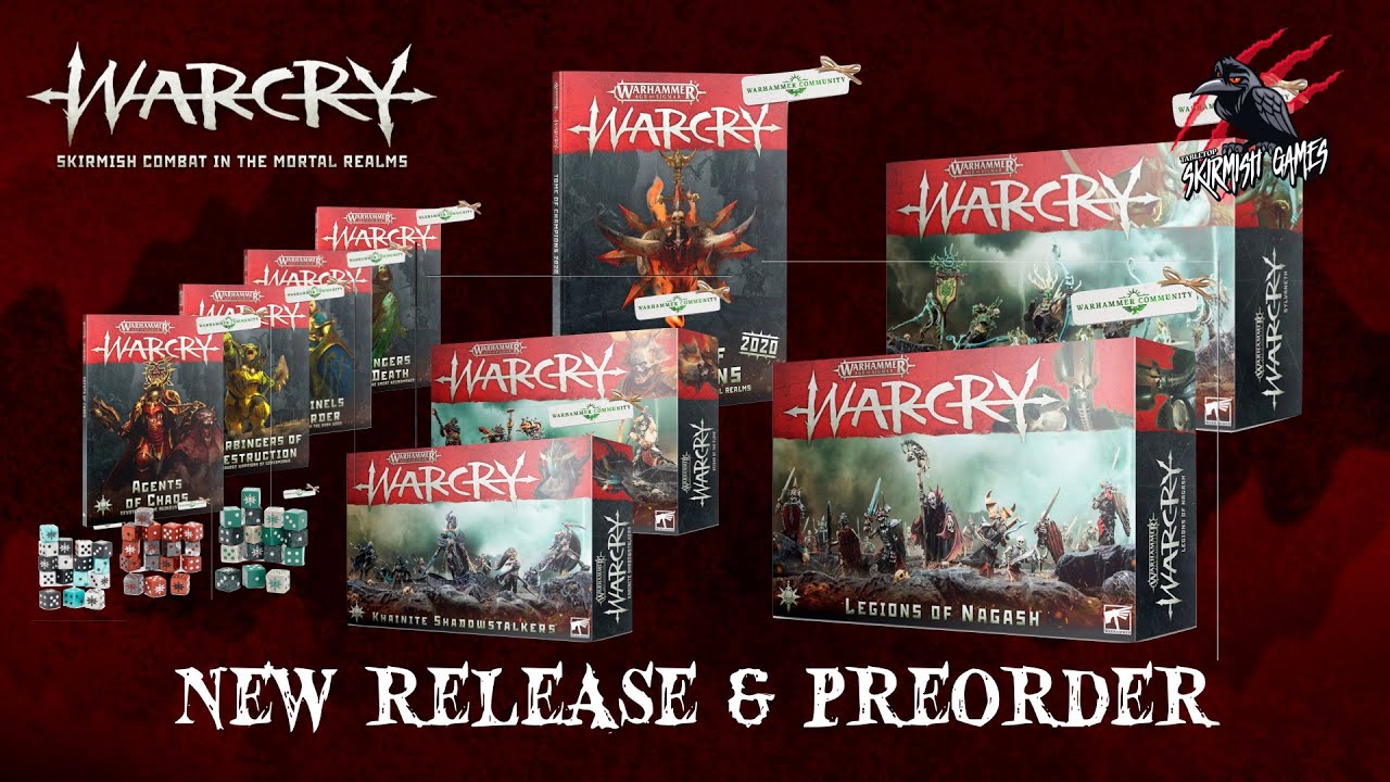 NEW WARCRY RELEASE DECEMBER 2020 - Sylvaneth, Legions of Nagash, Tome of Champions Preorder!
