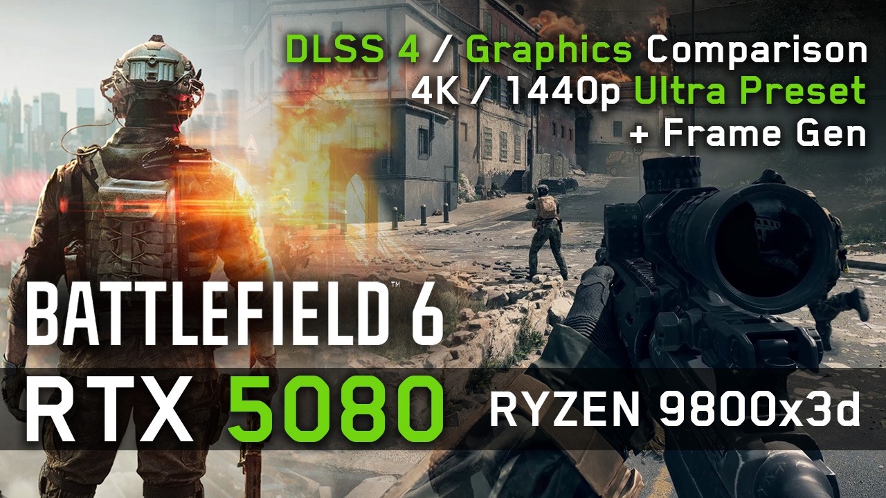 RTX 5080 in Battlefield 6: 4K / 1440p Ultra Settings + ALL Graphics TESTED!