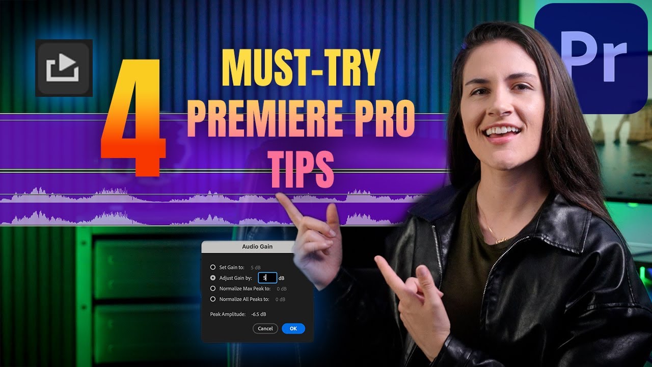 Boost Your Editing Workflow with these 4 Premiere Pro Tips! | Editing Tips 2025