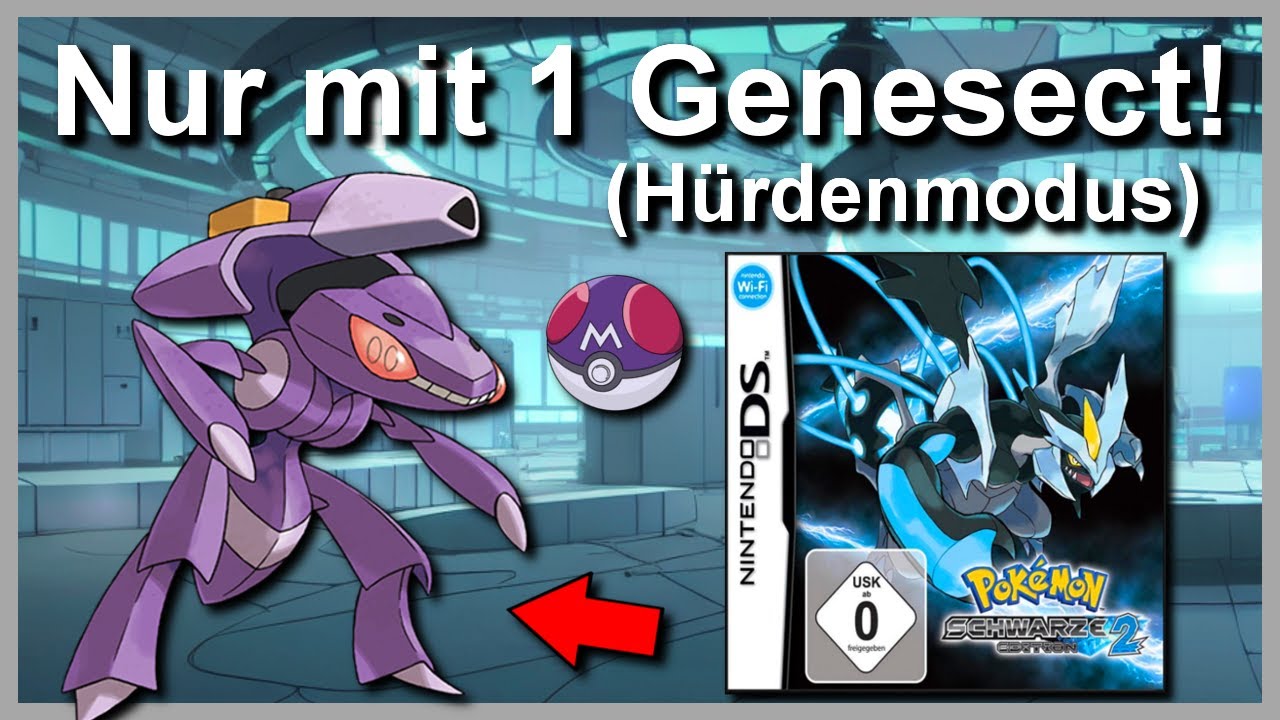 Kann man Pokemon Schwarz 2 mit NUR einem GENESECT durchspielen? (Pazifismus + Hürdenmodus)