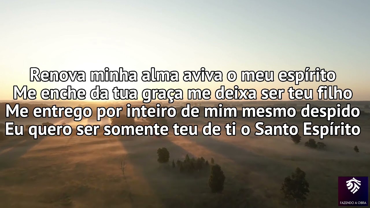Canção e Louvor | Espírito Santo (Playback Com Letra).