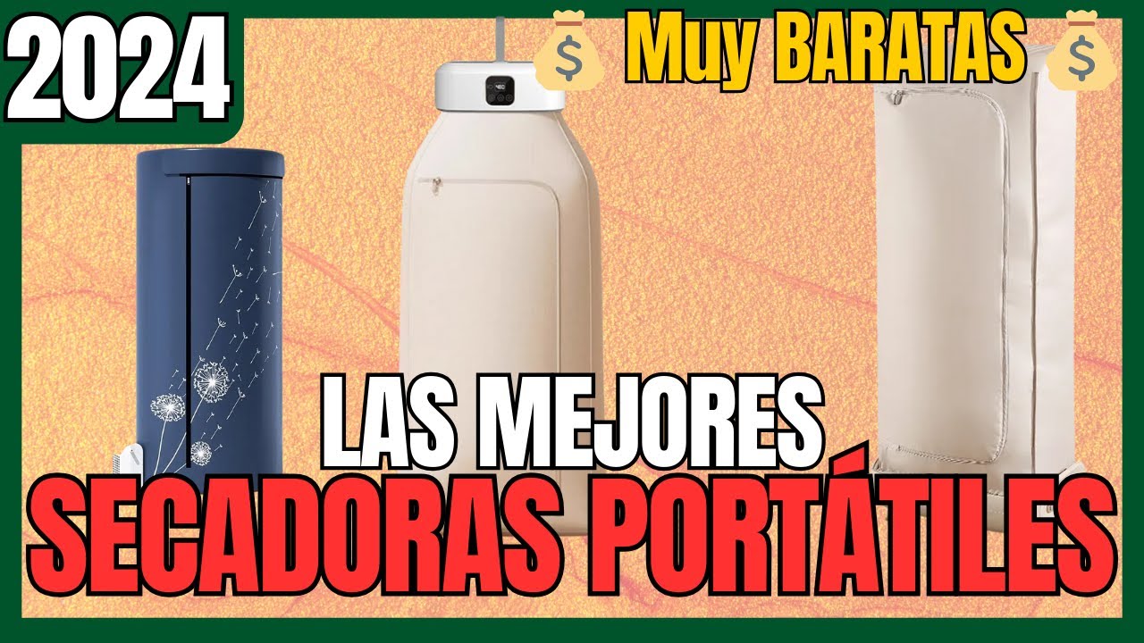👕 Las 7 mejores SECADORAS DE ROPA PORT&Aacute;TILES de Aliexpress 👕 || 2024 || Mejor CALIDAD y PRECIO