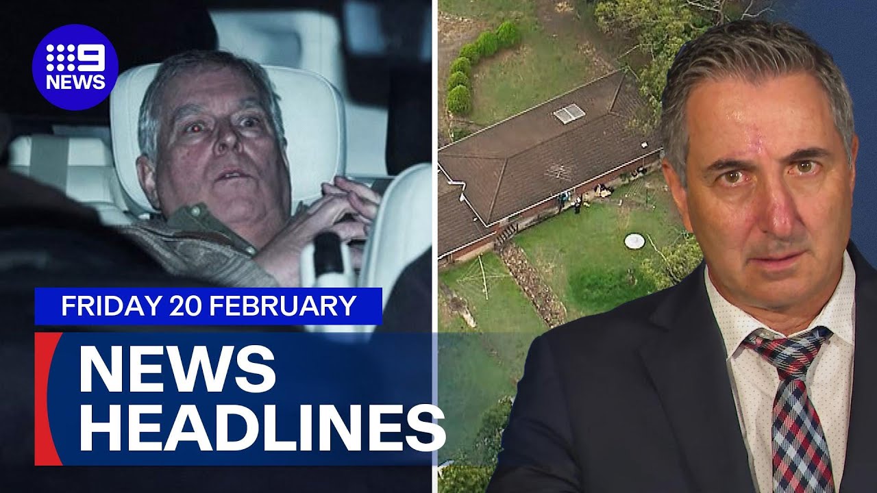Former Prince Andrew’s arrest and release; Update on kidnapped grandfather | 9 News Australia