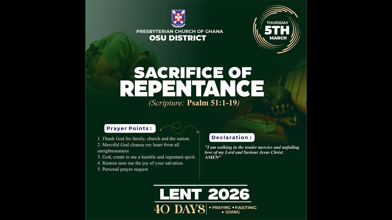 LENT 2026 || DAY 13 || 05/03/2026