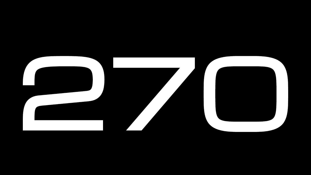 270 Second Countdown Timer / NO SOUND