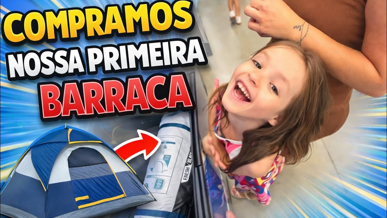 Compramos nossa primeira barraca ⛺️