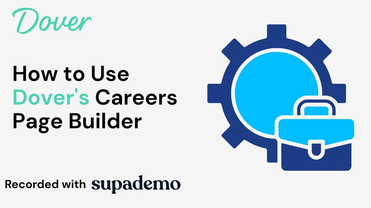 How to Use Dover's Careers Page Builder