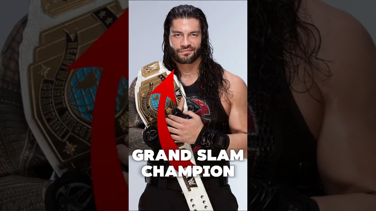How Roman Reigns became a Grand Slam Champion #wwe #wrestling #shorts