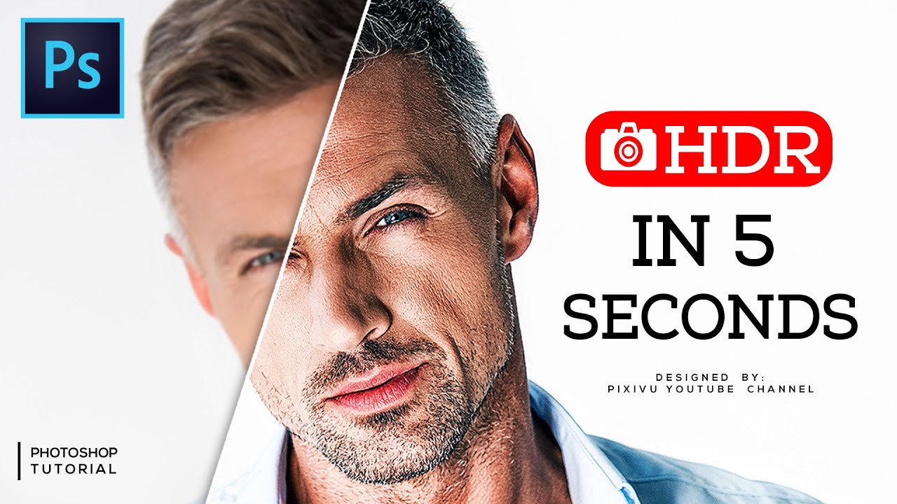 HDR Effect [With a Single Click] - Photoshop Tutorial