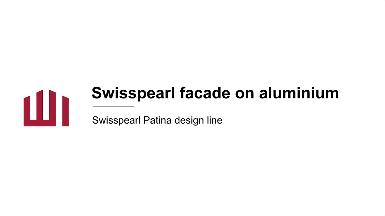 Swisspearl facade on aluminium | Swisspearl Patina design line