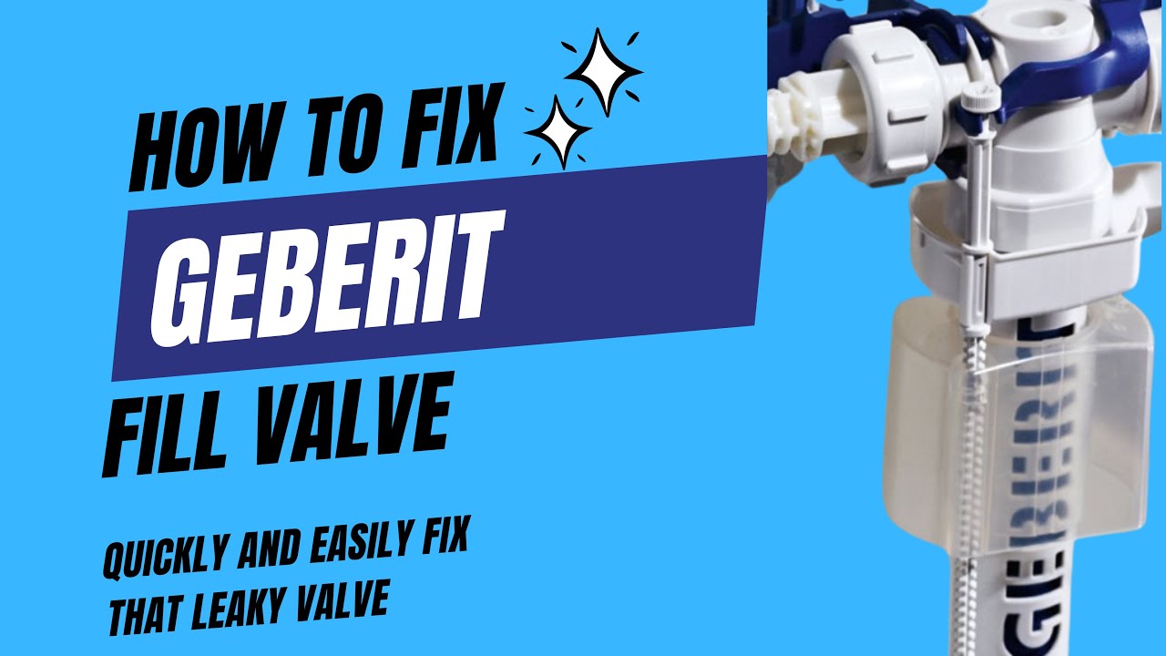 Fix That Leak - change Geberit Fill Valve Washer