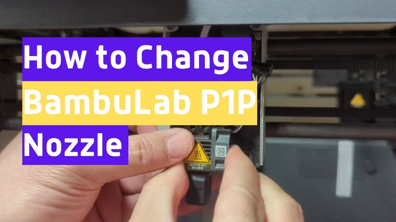 Простой способ замены или модернизации насадки BambuLab P1P