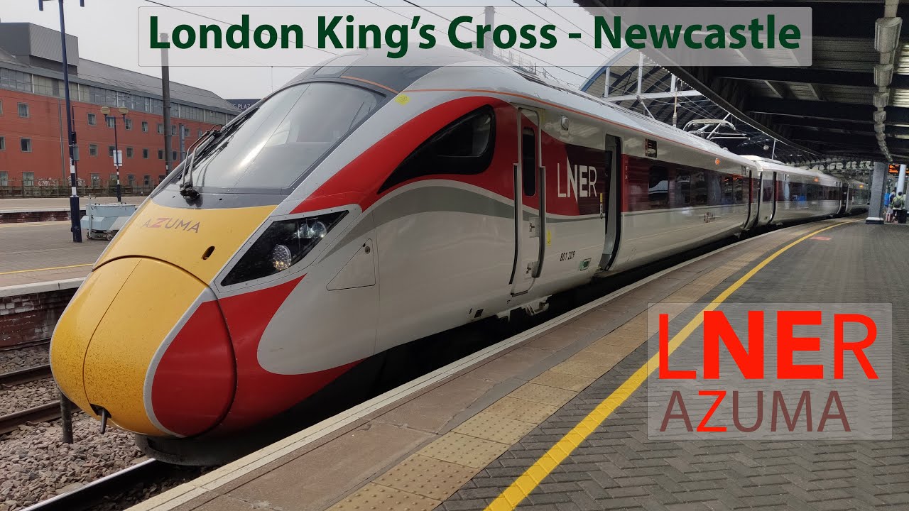 London King's Cross to Newcastle on LNER Azuma train