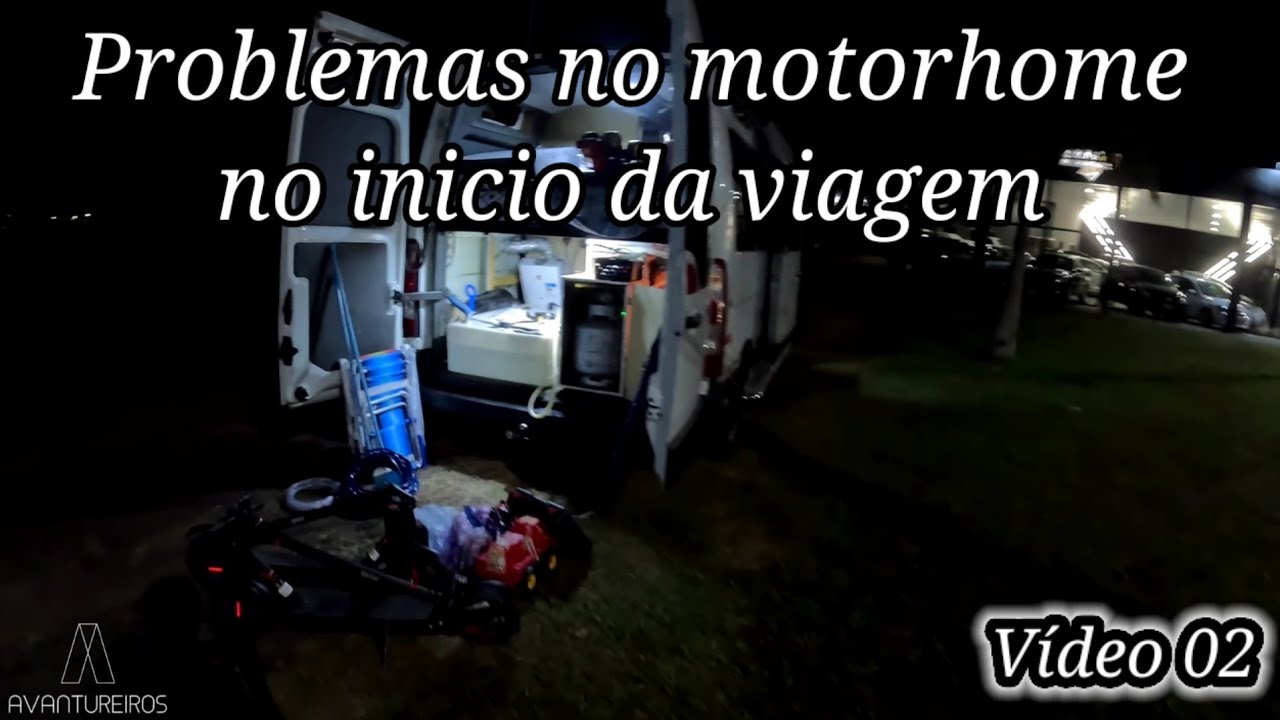 PARAMOS EM JOSE BONIFACIO SP PARA ARRUMAR A VAN.