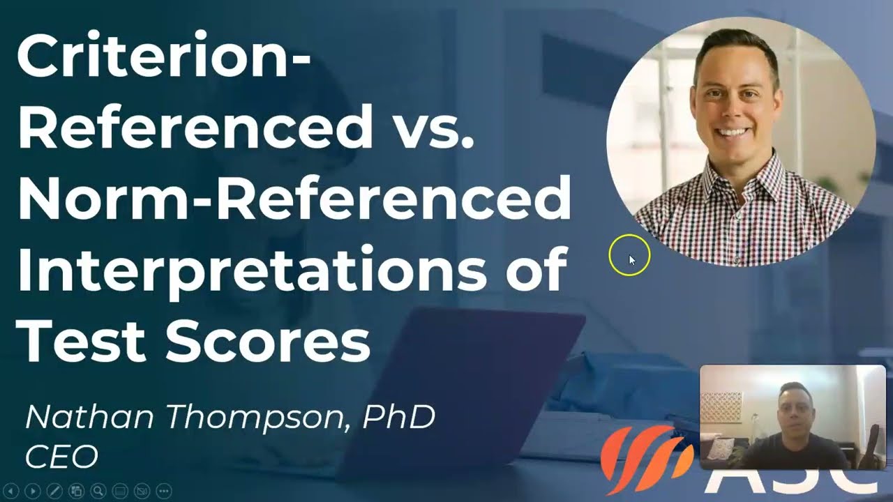 Bite-Sized Psychometrics: Norm-Referenced vs. Criterion-Referenced Interpretations of Test Scores