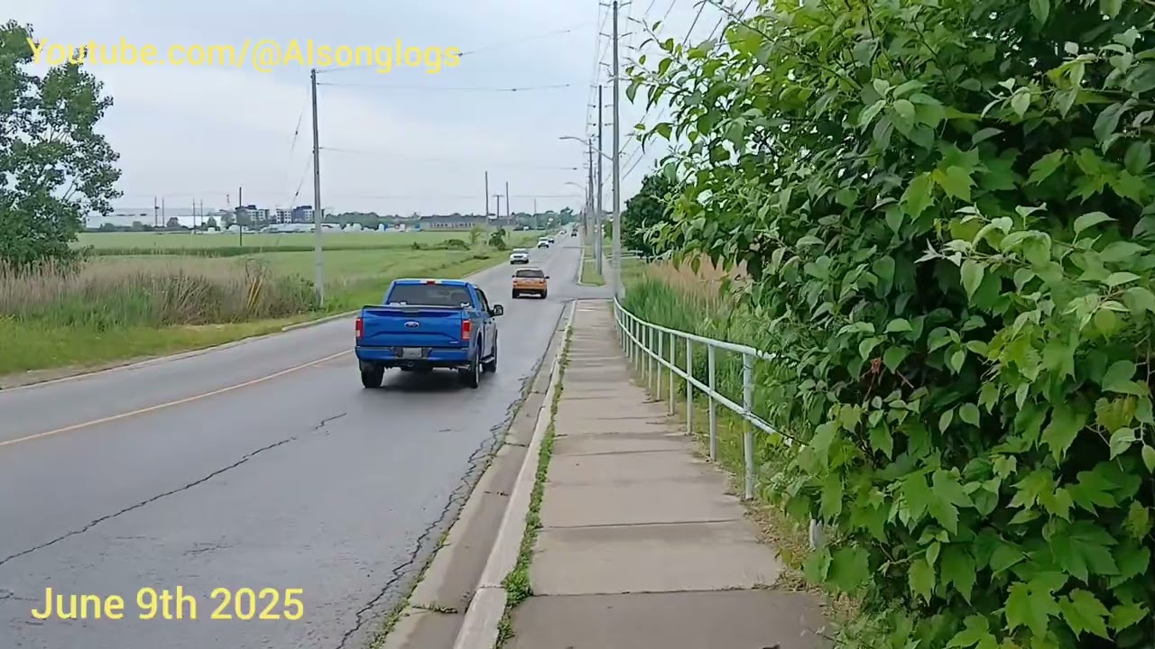 June 9th 2025: West St.Catharines (real video not AI)