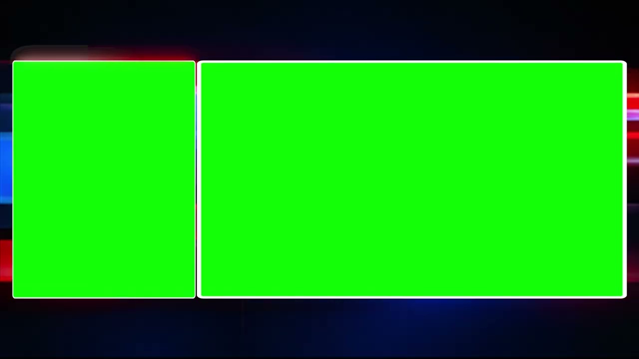 30/70 News Screen Layout | Anchor Window + Visual Frame | News Frame Background | Chroma Key