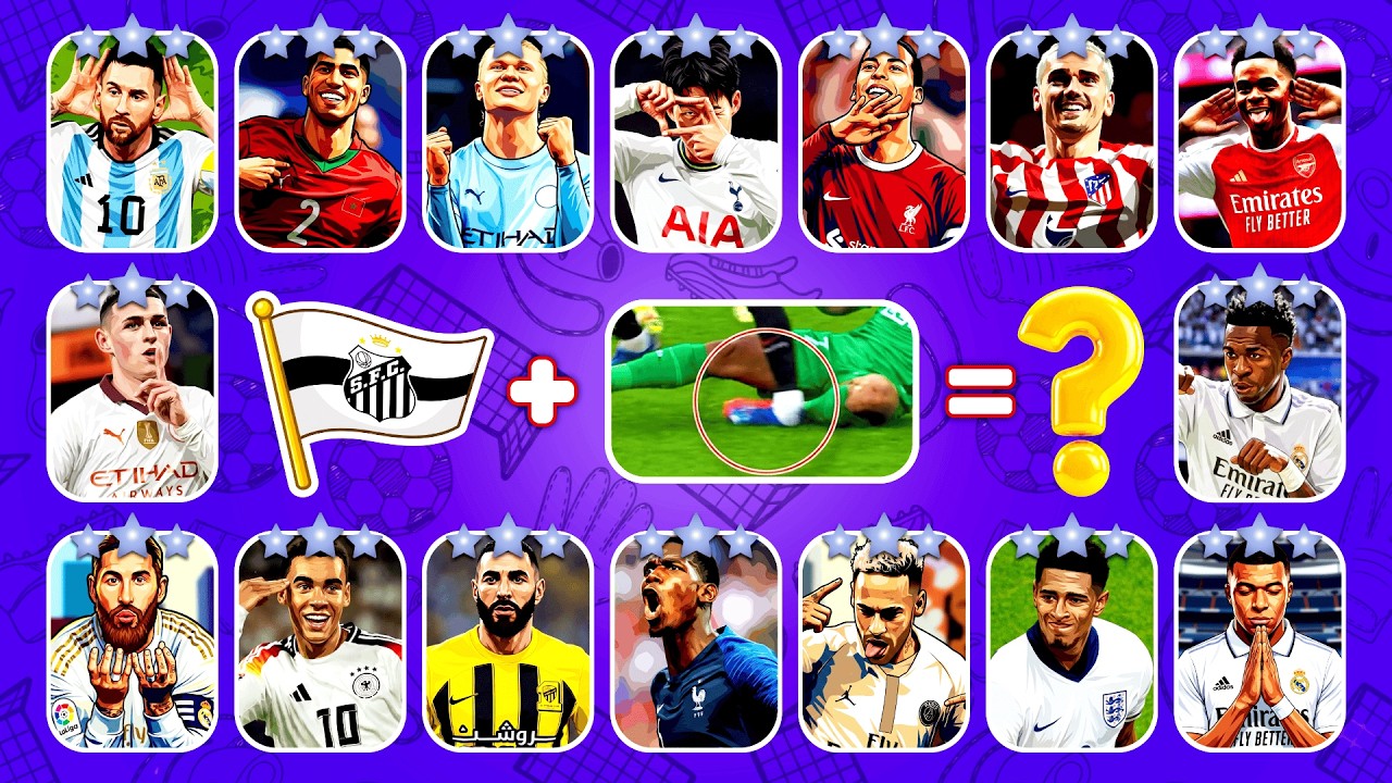 Only 1% Can Guess These Players ⚽ Song, Injury & Club – Messi, Neymar & Mbappé
